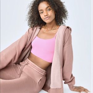 Cozy Af TNA zip up hoodie